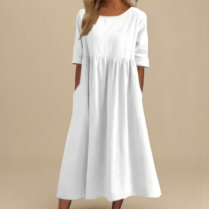 Leviana™ | Flattering Cotton Dress