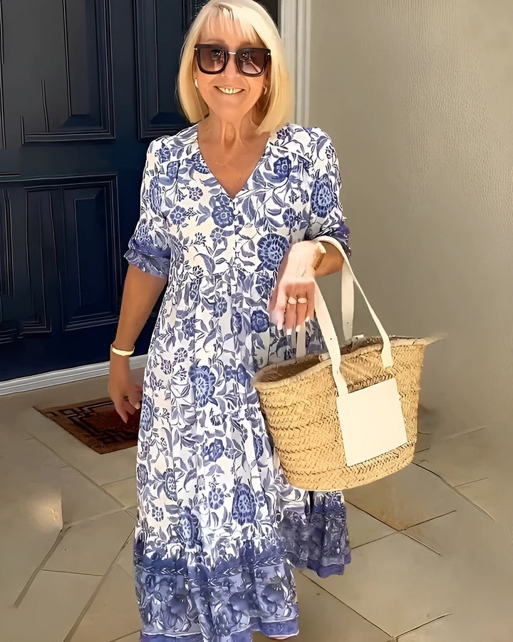 Evelyne | Elegant Floral Dress