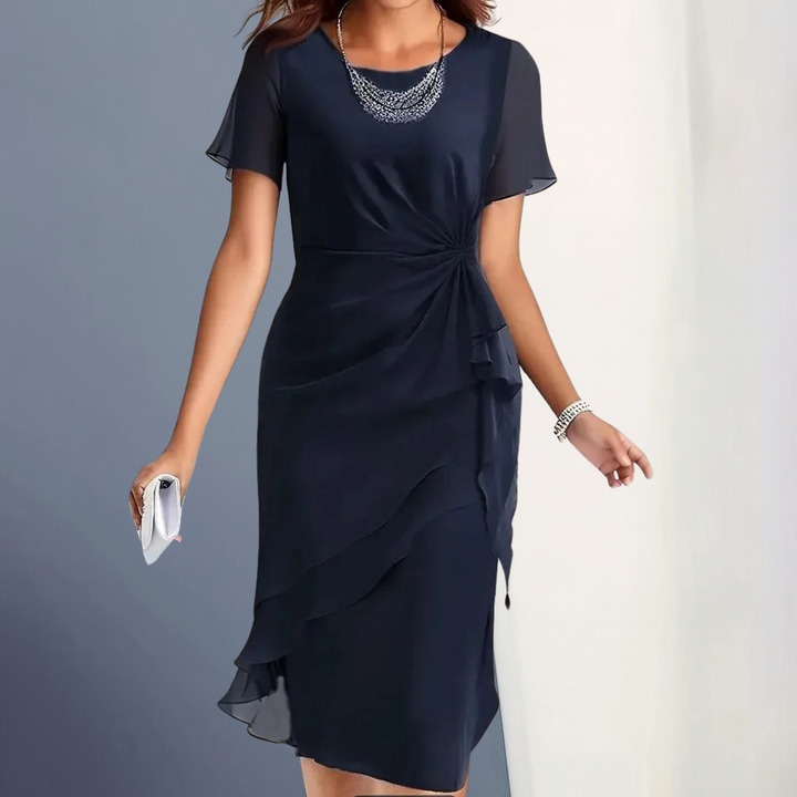 Vivian Wrap-Style Dress
