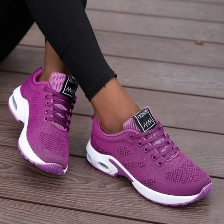 Women's Walking Shoes - Lightweight Cushioned Sneakers for All-Day Comfort