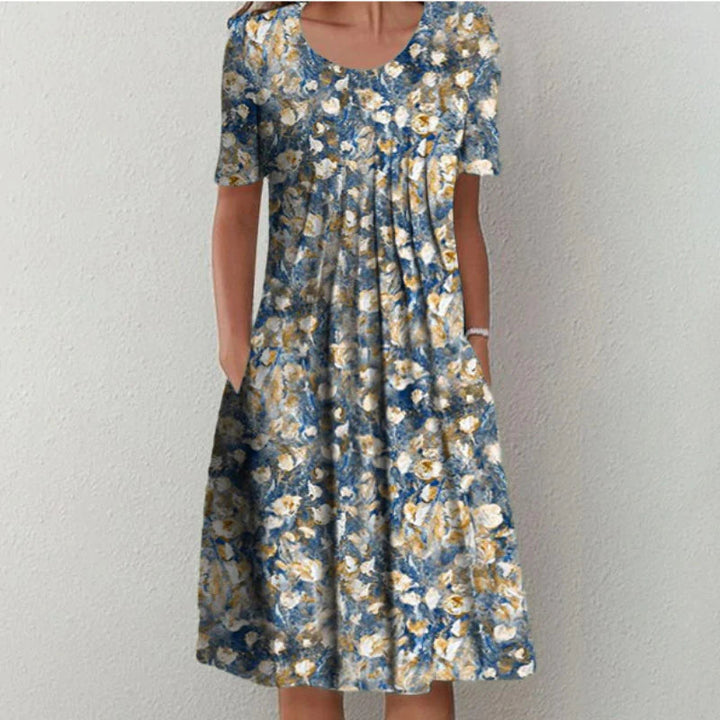Leviana™ | Elegant and Casual Floral Dress with Pockets