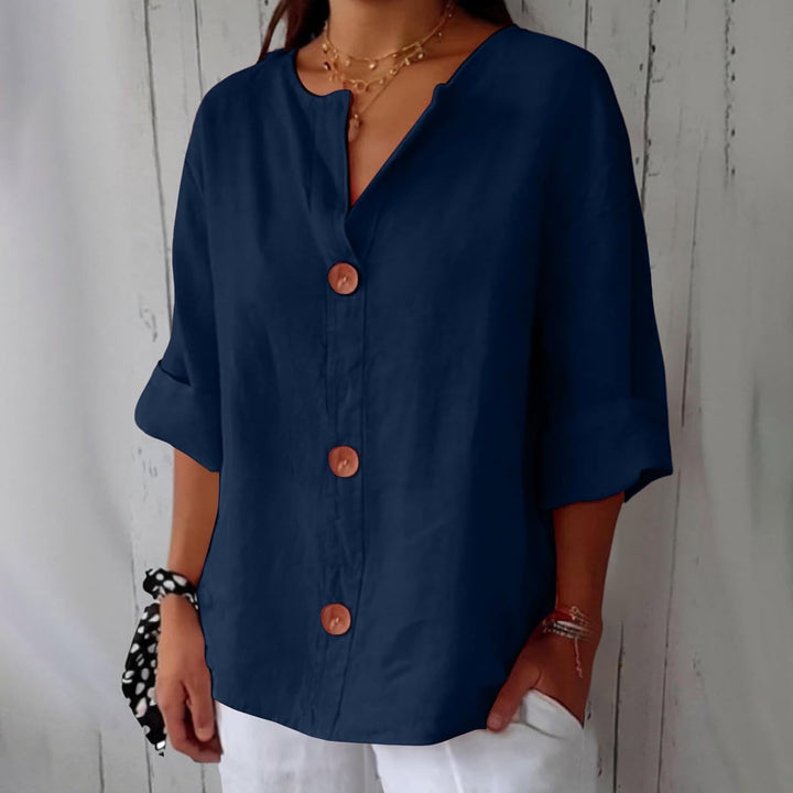 Leviana™ | Casual Linen Blouse