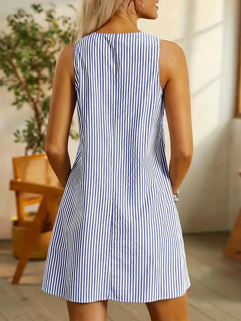 Leviana™ | Lightweight Striped Summer Dress