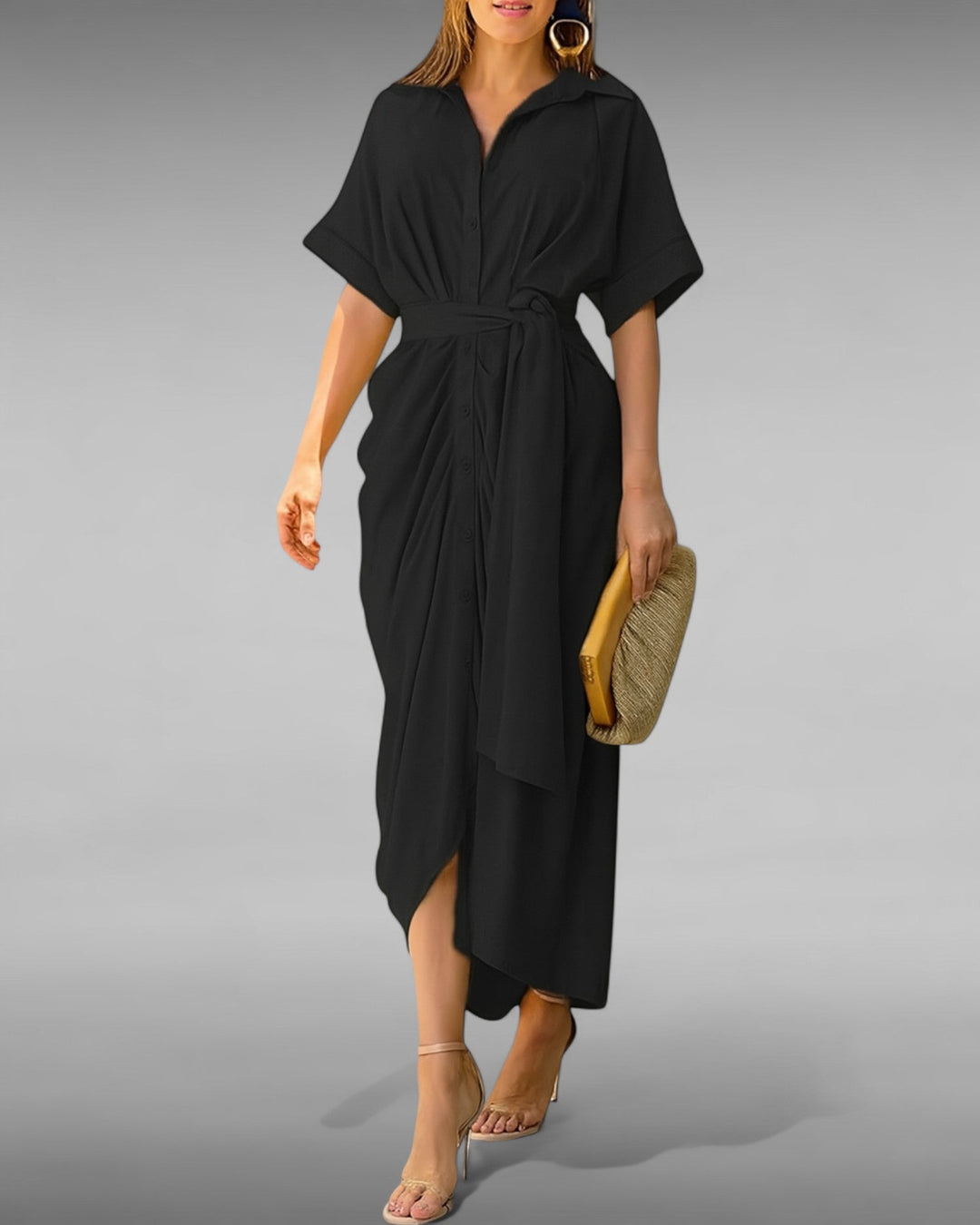 Maëva | Draped Summer Dress