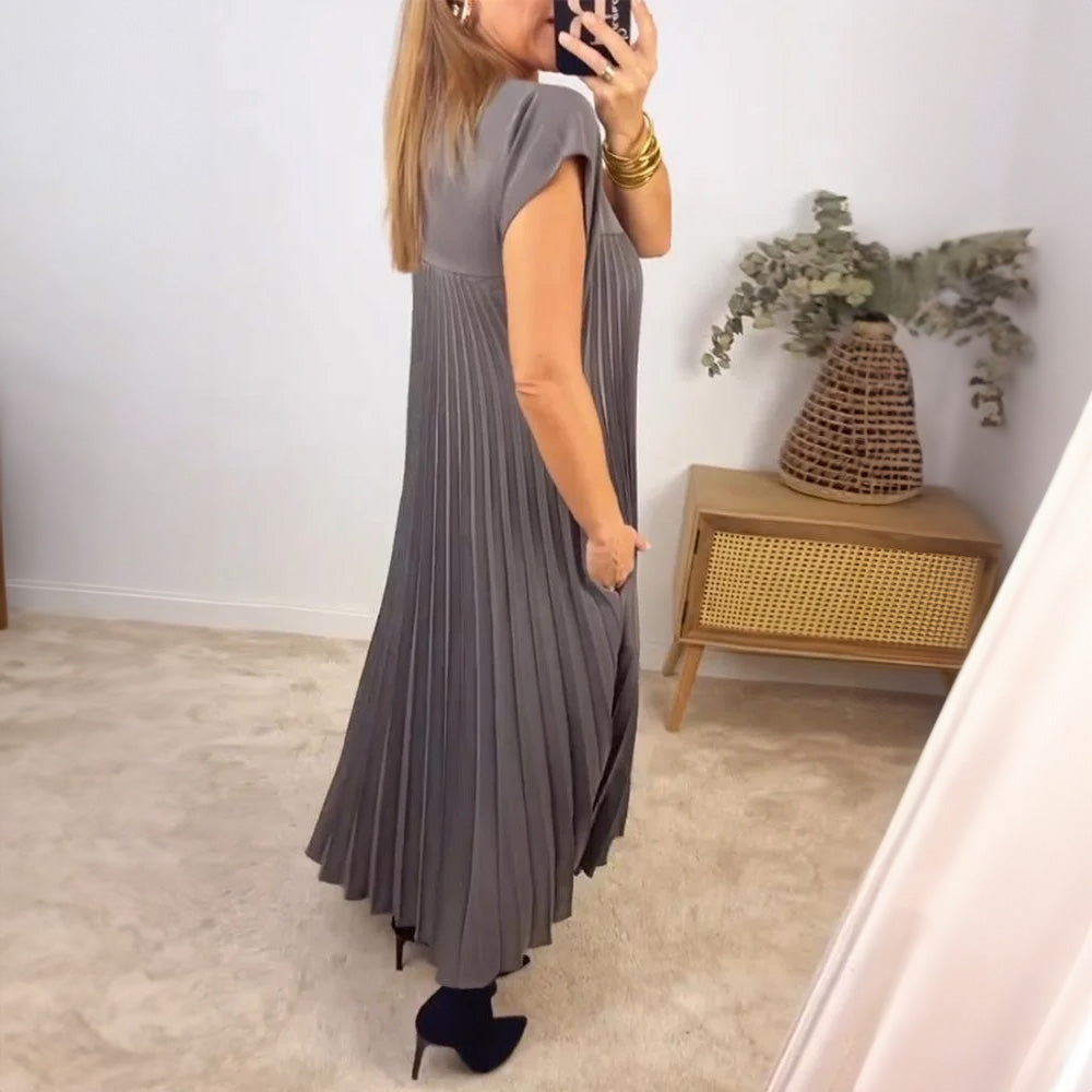 Justine | Striped Midi Dress