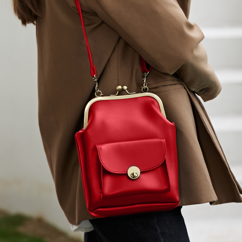 Vintage Kiss-Lock Bag -  Clara's Retro Chic Essential