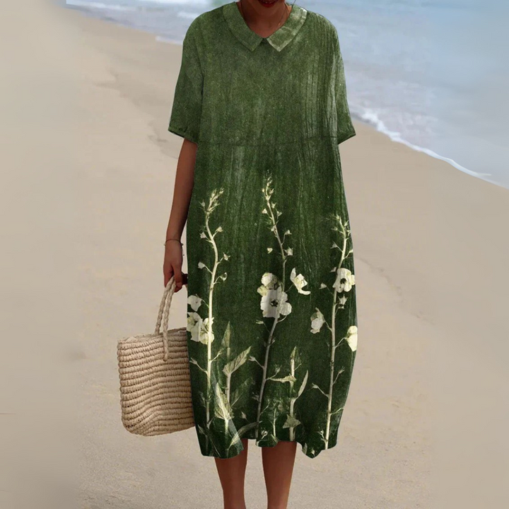 Leviana™ | Soft Floral Print Dress