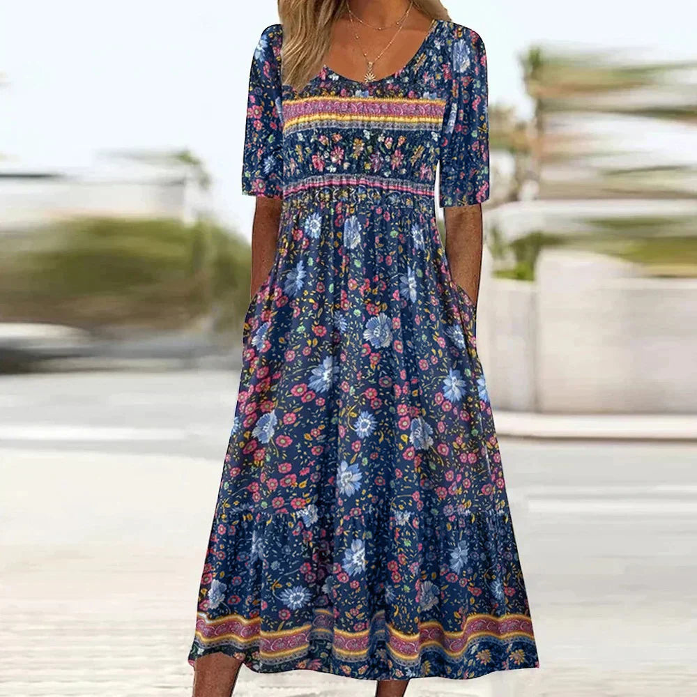 Leviana™ | Plus Size Floral Maxi Dress