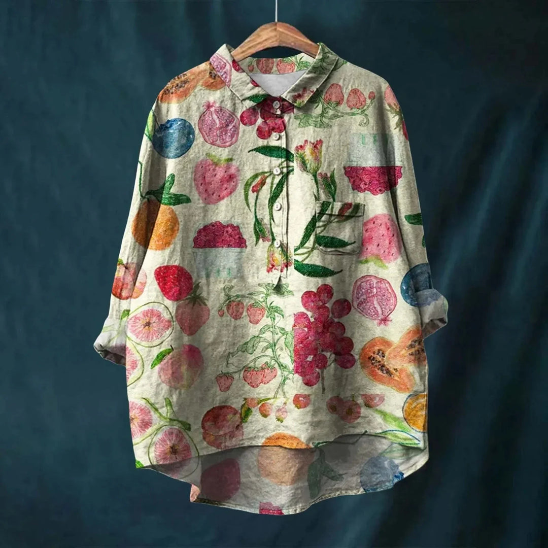 Elowen | Elegant Floral Shirt