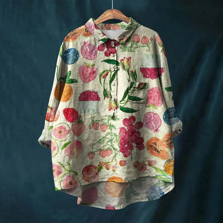 Elowen | Elegant Floral Shirt