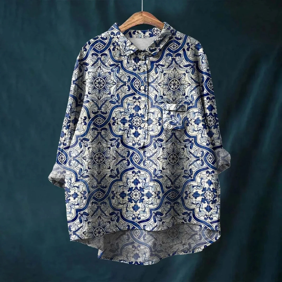 Elowen | Elegant Floral Shirt