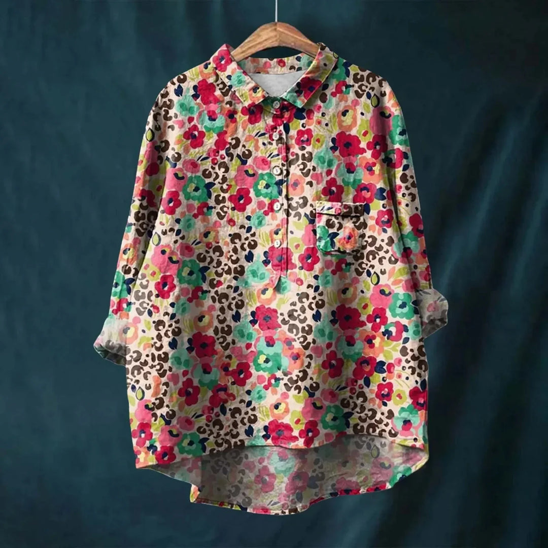 Elowen | Elegant Floral Shirt