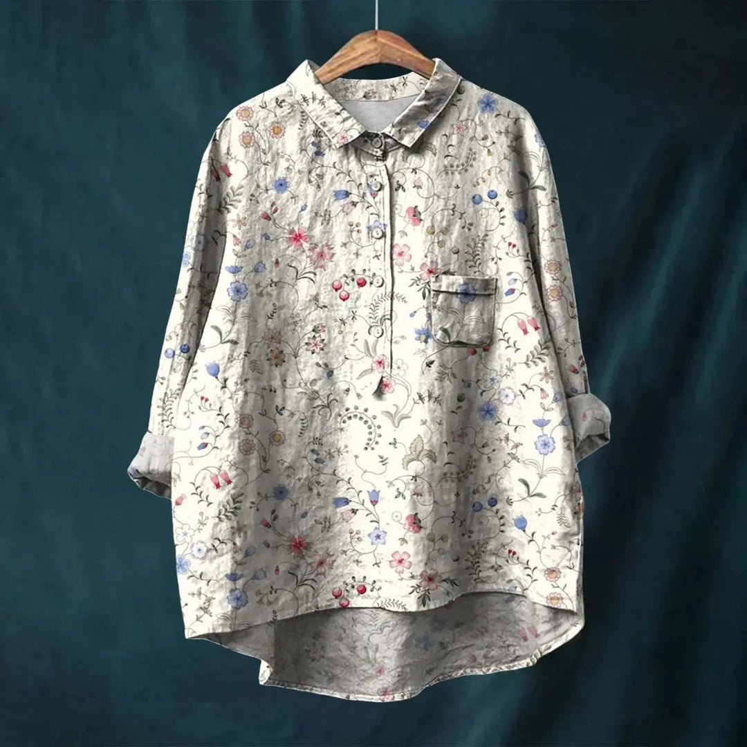 Elowen | Elegant Floral Shirt
