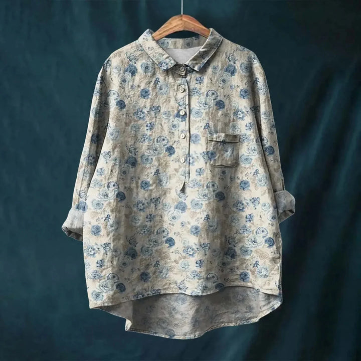 Elowen | Elegant Floral Shirt