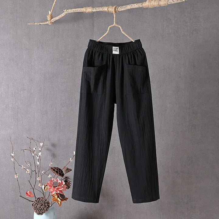 EcoEase™ - Casual Trousers made from Cotton and Linen