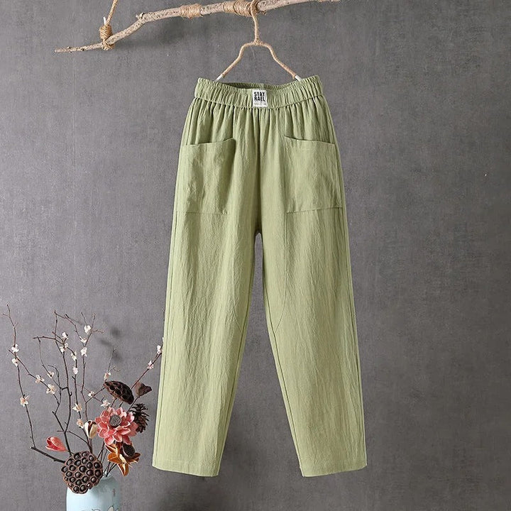 EcoEase™ - Casual Trousers made from Cotton and Linen
