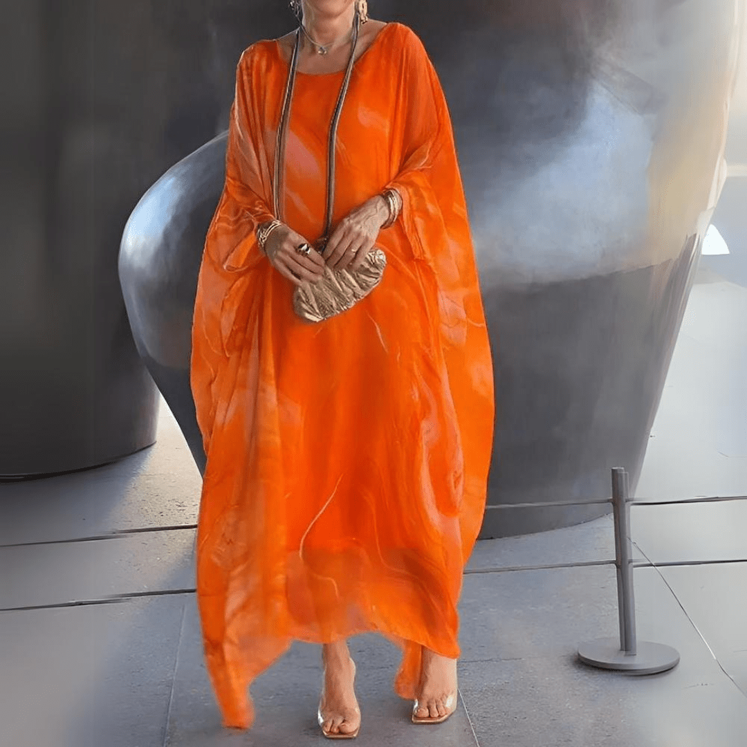 Mariana Slimming Silk Chiffon Elegance Dress